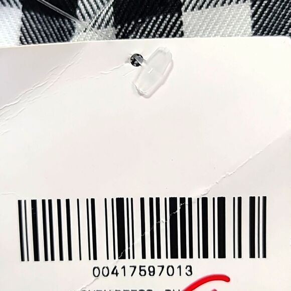 Forever 21 Mini-Dress, Black & White Check, Zipper down Front, Size Medium, NWT - Picture 7 of 8